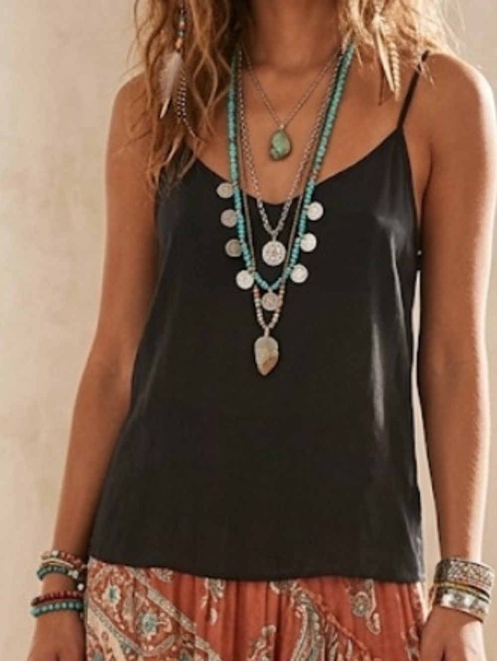 Wilfred Black Satin Camisole